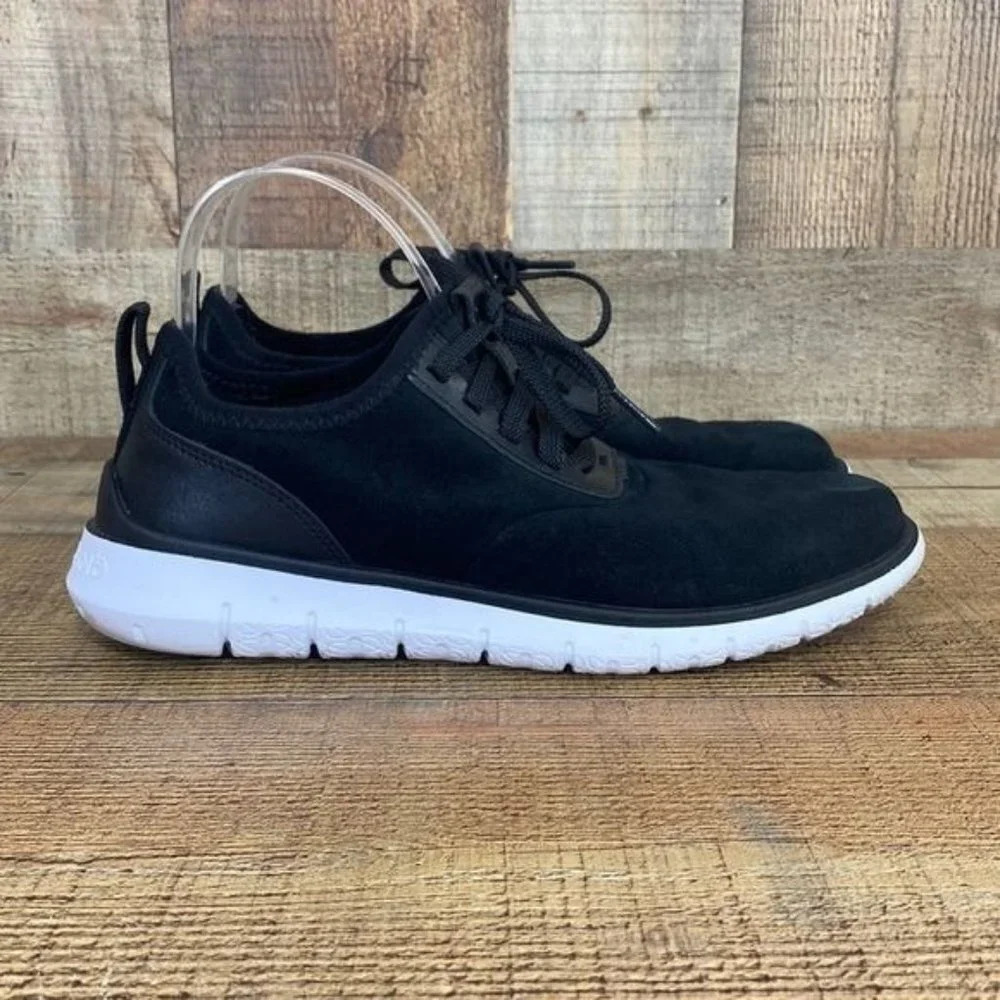 Cole Haan Zero Grand Black Lace Up Athletic Shoes‎ Womens 8 Runners Sneakers